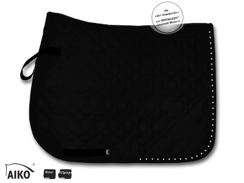 Preisvergleich Produktbild AIKO Schabracke "Brilliance" mit Strassbordüre, schwarz, VSS