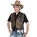 Produktbild PARTY DISCOUNT NEU Herren-Weste Cowboy Buck, braun, Gr. XXL