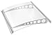 Produktbild Schulte Vordach 160x90 cm Haustür Überdachung Edelstahl rostfrei Polycarbonat durchgehend transparent Pultvordach Style Plus