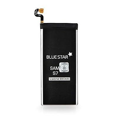Blue Star - Premium Batterie de Lito-ION avec 3000 mAh Charge Rapide 2.0 Compatible avec Samsung Galaxy S7