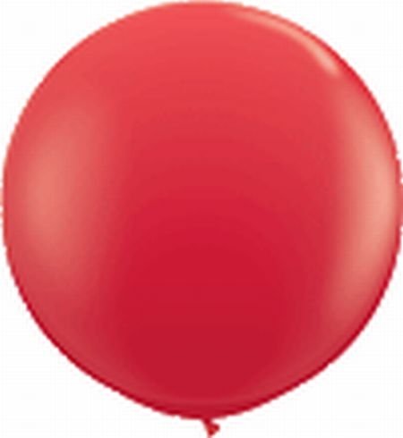 XXL-Riesenluftballon rot ca. 300cm Umfang mit Spezialverschluss