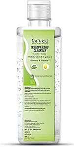 Naturyz Instant Hand Cleanser disinfectant Alcohol Based sanitizer with 75% Alcohol added with the goodness of Aloevera & Vitamin E (500 ML)