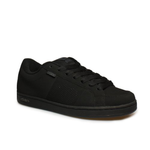 Etnies Kingpin Black Black Suede Perforated New Mens Skate Trainers Shoes Boots-8