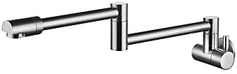 SHENCHI Contemporary Standard Spout Vessel Comfy Ceramic Valve Single Handle Two Holes Stainless Steel Kitchen faucet brushed stainless steel
