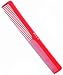 Pro Tip Hairdressing Cutting Comb PTC01 170mm - RED