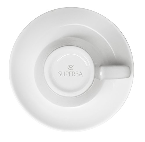 Luxpresso-extra-dickwandige-Espressotassen-Ristretto-Autentico-wei-aus-Porzellan-6-Stck