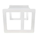 3 in 1 Multifunktionales Kindermöbel Set Bestehend Aus einem Multifunktionalen Kindertisch und eine Multifunktionale Kindersitzbank oder ein Multifunktionales Nest von zwei Couch- Beistelltischen für Erwachsene, aus Massivem Buchenholz Weiß Lackiert - 7