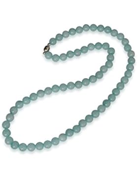 Amazonit Kette, natürlich, rund, 6mm