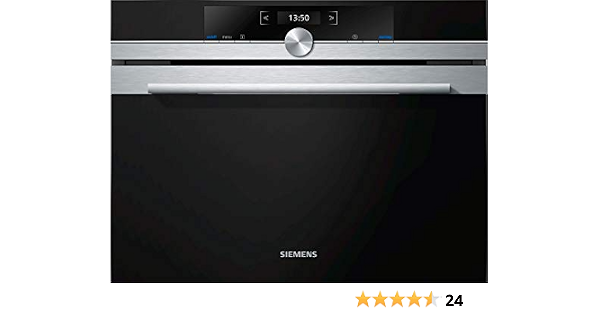 Siemens CF634AGS1 iQ700 - Forno a microonde, 900 W, 36 l, display TFT :  Amazon.it: Casa e cucina