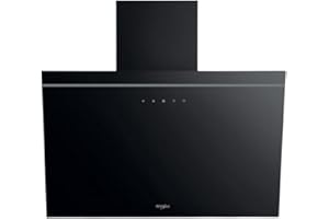 WHIRLPOOL Hotte Décorative Inclinée 60cm 650m3/h Noir - AKR62FLTK