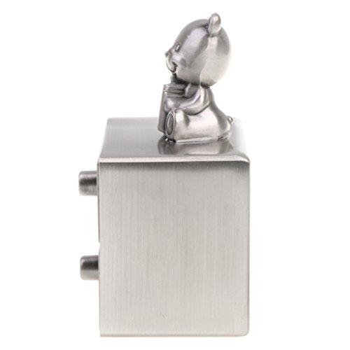 MagiDeal Zahndose / Lockendose / Haardose / Pillendose für Erste Locke, erste Zahndose – Geschenk Geburt Taufgeschenk - 4