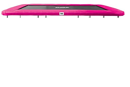 Preisvergleich Produktbild Rechteckige Trampoline Randabdeckung Pink 153 x 214 Salta