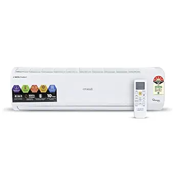 Croma 1 Ton 5 Star Inverter Split AC (Copper Condenser, 2022 Model, CRLAIN0125T0256, White) with Free Standard Installation