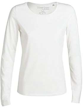 YTWOO Damen Langarmshirt aus 100% Bio-Baumwolle, Damen Bio Longsleeve , Damen Bio Langarmshirt, Damen Bio Langarm...