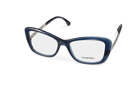 Preisvergleich Produktbild CHANEL Brillenfassung Brille CH3358 c.1390 blue silver (53-17)