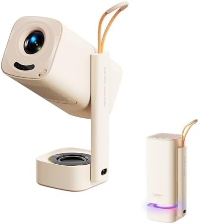 Yaber T1 Pro Proiettore【Turbo Sonic Bass & HDR10】Videoproiettore Native 1080P, Proiettore Portatile Ruotabile 180°, Auto Focus|Keystone|Bluetooth 5.4|WiFi 6, Dolby Audio Home Cinema Proiettori