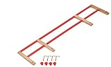Impag® Holzschlitten Rodelschlitten mit Zuggurt und Lehne Davos 115 cm lang - 7