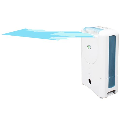 EcoAir Luftentfeuchter Trockenmittel MK5 Classic mit Ionisator und Silber Filter – 7 L / Tag, weiß, DD122EE-CLASSIC - 10
