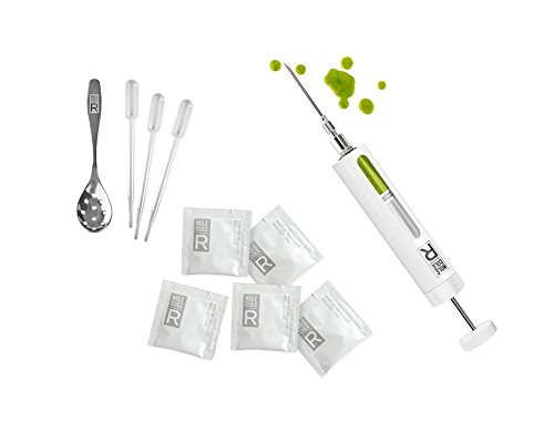 Preisvergleich Produktbild Kit für spherifications und Perlen. Molekulare Küche. Molecule-R Vegan Pearl. Mit Spritze Culinaria Geschenk!