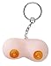 Price comparison product image Mens Gents Men Man Him - Number One Hilariously Naughty - Novelty Boobs Boobies Breasts Anti-Stress Keyring Keychain Keyfob - Perfect for Secret Sexy Santa Stocking Fillers Xmas Christmas Birthday Valentines Anniversary Stag Night Party Gift Present Idea - One Supplied