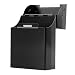 Produktbild Footprintse Tragbare Aluminium Zigarettenschachtel Ultra Thin Zigarre Halter Durable Aufbewahrungskoffer Professionelle Zigarette Zubehör-Farbe: schwarz