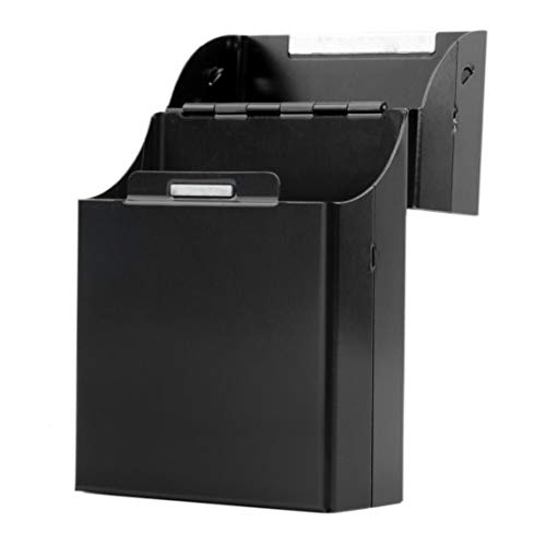 Preisvergleich Produktbild Footprintse Tragbare Aluminium Zigarettenschachtel Ultra Thin Zigarre Halter Durable Aufbewahrungskoffer Professionelle Zigarette Zubehör-Farbe: schwarz