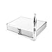 Koi Beauty Rechargeable Electric Auto Derma Stamp Pen with Two Lithium Battery By Koi Beauty Color Silver Adjustable From 0.25mm to 2.5mm (Aluminum Box)