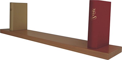 Bücherregal Wandboard Bücherboard (Buche, 90 x 16 cm) - 2