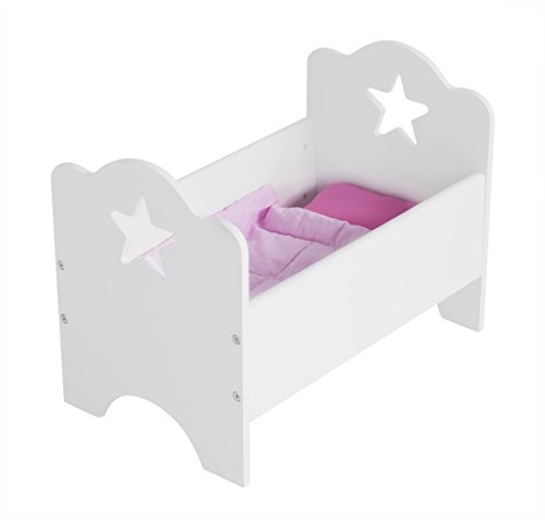 Preisvergleich Produktbild Kids Concept- Puppenbett STAR - Kinderzimmer Püppchen Wiege, 40x24cm, Weiß