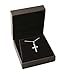 Sterling Silver and Sparkling zirconium Cross necklace for baby. Ideal to celebrate a Birth, Baptism or Christening.