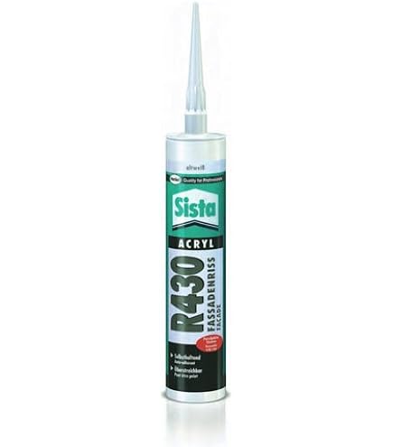 Sista R430 Fassaden-Rissdichter, Putz- und Mauerwerksrissen, 3x 300ml
