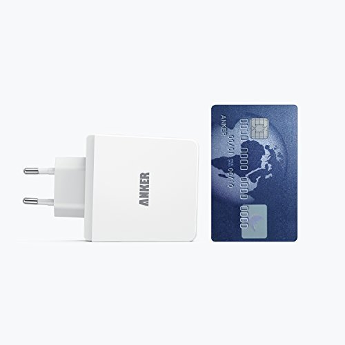 Anker 36W 5V / 7.2A 4-Port USB LadegerÃ¤t Wand Ladeadapter mit PowerIQ Technologie Wall Charger fÃ¼r Smartphones Tablets und andere USB-ladende GerÃ¤te (WeiÃŸ)
