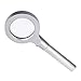 Produktbild Cxm 30X Handoptische Lupe mit LED-Licht zum Lesen von Büchern zum Lesen von Schmuck, Ältere und Jugendliche, Silber, 55mm