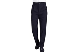 M&Catree Pantalon de Chef Homme Pantalon de Cuisine Pantalon de Travail Respirant Uniformes de Cuisine de Restaurant