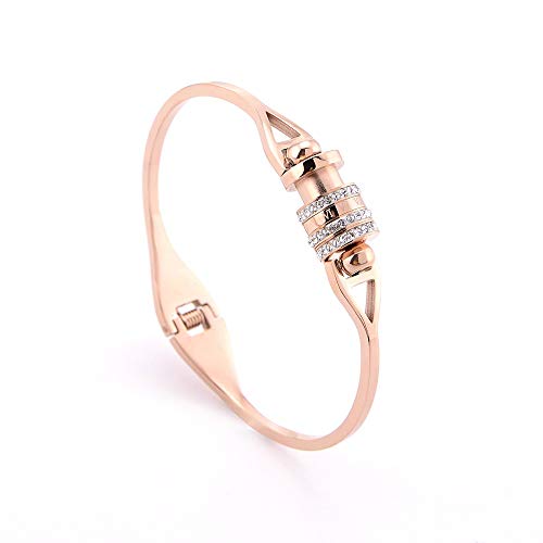 Preisvergleich Produktbild Likewna Armbänder Damenarmband Roségold Titan Stahl Armband Schmuckstücke