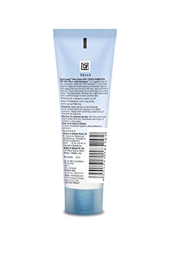 Neutrogena Ultra Sheer Dry Touch Sunblock, SPF 50+, 30ml Neutrogena Ultra Sheer Dry Touch Sunblock, SPF 50+, 30ml