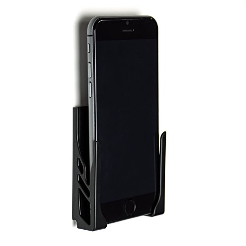 Supporto da parete Koala 2.0; Dock universale, che non procura danni, per Smartphone, Tablet, eReader, di Dockem; per iPad 1, 2, 3, 4, Air, Mini, iPad Pro, Samsung Galaxy Tab/Note, Microsoft Surface (Nero)