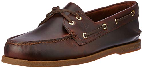 Sperry A/O 2-Eye, Náuticos para Hombre, Marrón (Braun (Amaretto), 44 EU