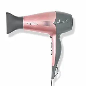 VEGA Go-Pro VHDH-25 2100 Watts Hair Dryer With Cool Shot Button & 3 Heat Settings (Ananya Panday Signature Collection) Multicolor