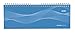 Produktbild Tisch-Querkalender Profi blau 2020 - Bürokalender - Tischkalender (30 x 10,5) - 1 Woche 2 Seiten - Ringbindung - Terminplaner