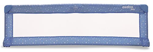 asalvo 15785 Bed Rail Stars, 150 cm, blau