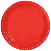 Benim Marifetlerim - Kırmızı Tabak 25 Adet 22 cm