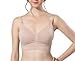 Produktbild Swallowuk Mutterschafts Stillen BH Unterwäsche Umstandsmode Damen Stillzeit BHS Unterhemden Bra Schwangerschafts Ohne Bügel Nahtlose Komfort Schlaf BHS Bustier (XL, Skin)