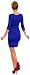 Happy Mama. Women's Maternity Jersey Tulip Dress Easy Breastfeeding S-4XL. 236p (Royal Blue, 10)