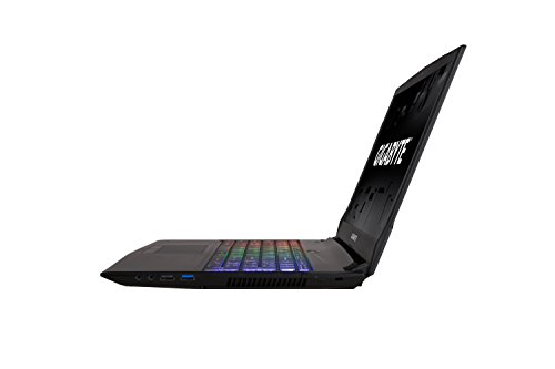 Gigabyte SABRE15K-CF1 - 15 6-Inch LED LCD Gaming Laptop -  Black   Intel i7-7700HQ 2 8 GHz Processor  8 GB RAM  128GB SDD  1TB HDD  NVIDIA GeForce GTX