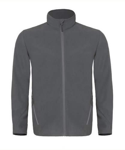 BCFM717 Herren Fleecejacke Coolstar Microfleece S,Steel Grey