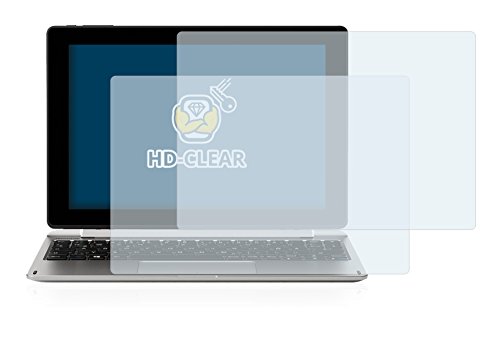 2x BROTECT HD-Clear Displayschutzfolie Medion Akoya E1239T (MD 60195) Schutzfolie Folie – Klar, Anti-Fingerprint - 2