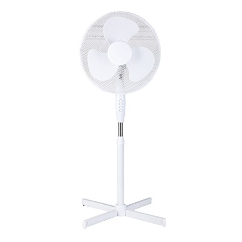 Standventilator mit Schwenkfunktion 3 Geschwindigkeiten und Oszillation der Ventilator hat einen Ø von 40 cm bis 125cm höhenverstellbar - 3