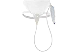 FILFEEL Collecteur d'urine en silicone avec sacs de cathéter d'urine Sacs d'urinoir d'incontinence de voyage pour hommes femmes adultes personnes âgées(Women Type)