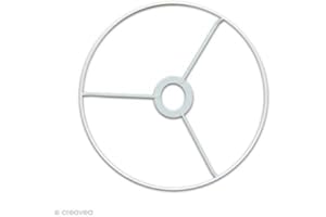 L'UNIVERS DE PIWI Creative-Graine Lampenschirm, rund, mit Ring, Ø 10 cm